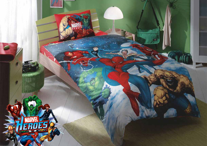 Детское постельное белье для мальчиков Marvel Heroes