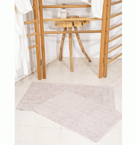 Набор ковриков Irya Shalla Dax 40x60-50x80 см (бежевый)