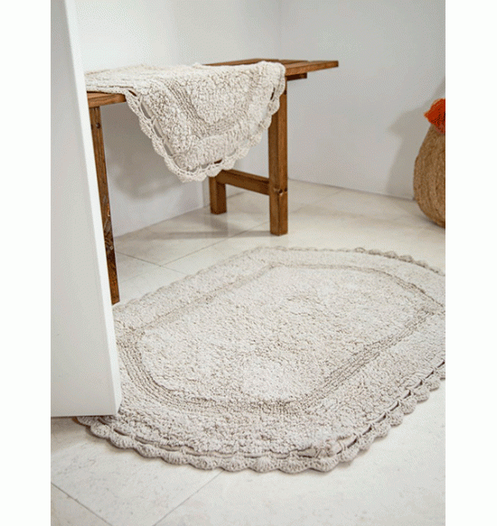Набор ковриков Irya Dale 40x60-60x90 см бежевый