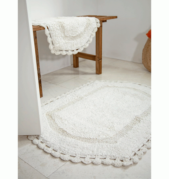 Набор ковриков Irya Dale 40x60-60x90 см крем