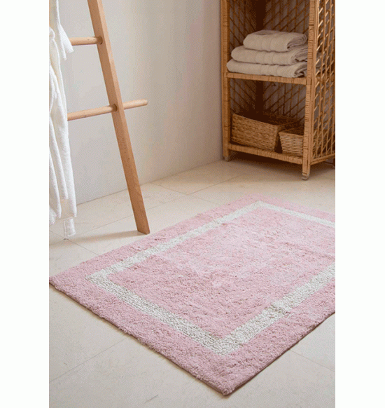 Набор ковриков Irya Liberte 40x60-60x90 см розовый/крем