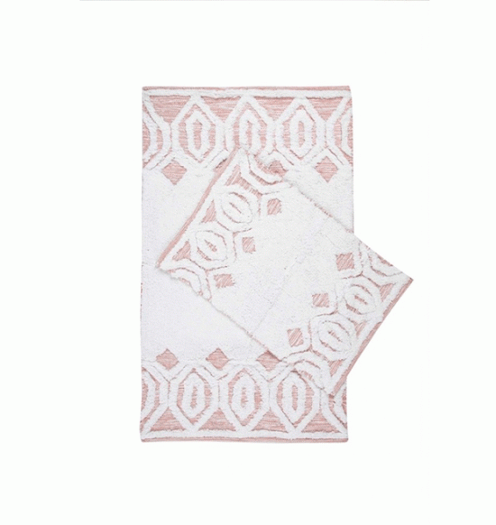 Набор ковриков Irya Sherry 40x60-60x90 см розовый
