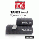 Полотенце махровое Tac Tanes 100x150 см (антрацит)