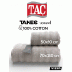 Полотенце махровое Tac Tanes 100x150 см (бежевый)