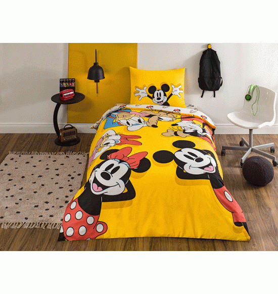 Постельное белье TAC 1.5 сп. Ranforce Disney Mickey&Friends