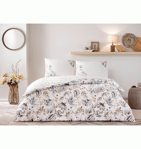 Постельное белье TAC 1.5 сп. Ranforce Norah кофейный