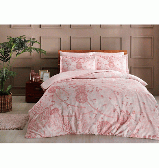 Постельное белье TAC 2 сп. евро сатин Digital Ruben Pembe Постельное белье TAC 2 сп. евро сатин Digital Ruben Pembe