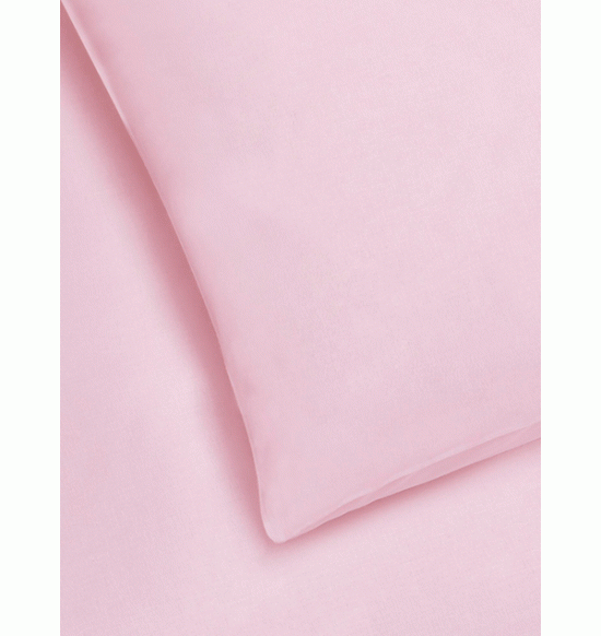 Наволочки сатин Tac Basic 50х70 см (2 шт) розовый
