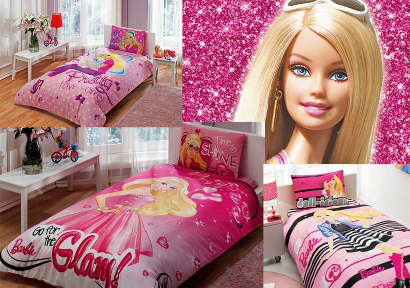 Подростковое постельное белье с куклой Барби
